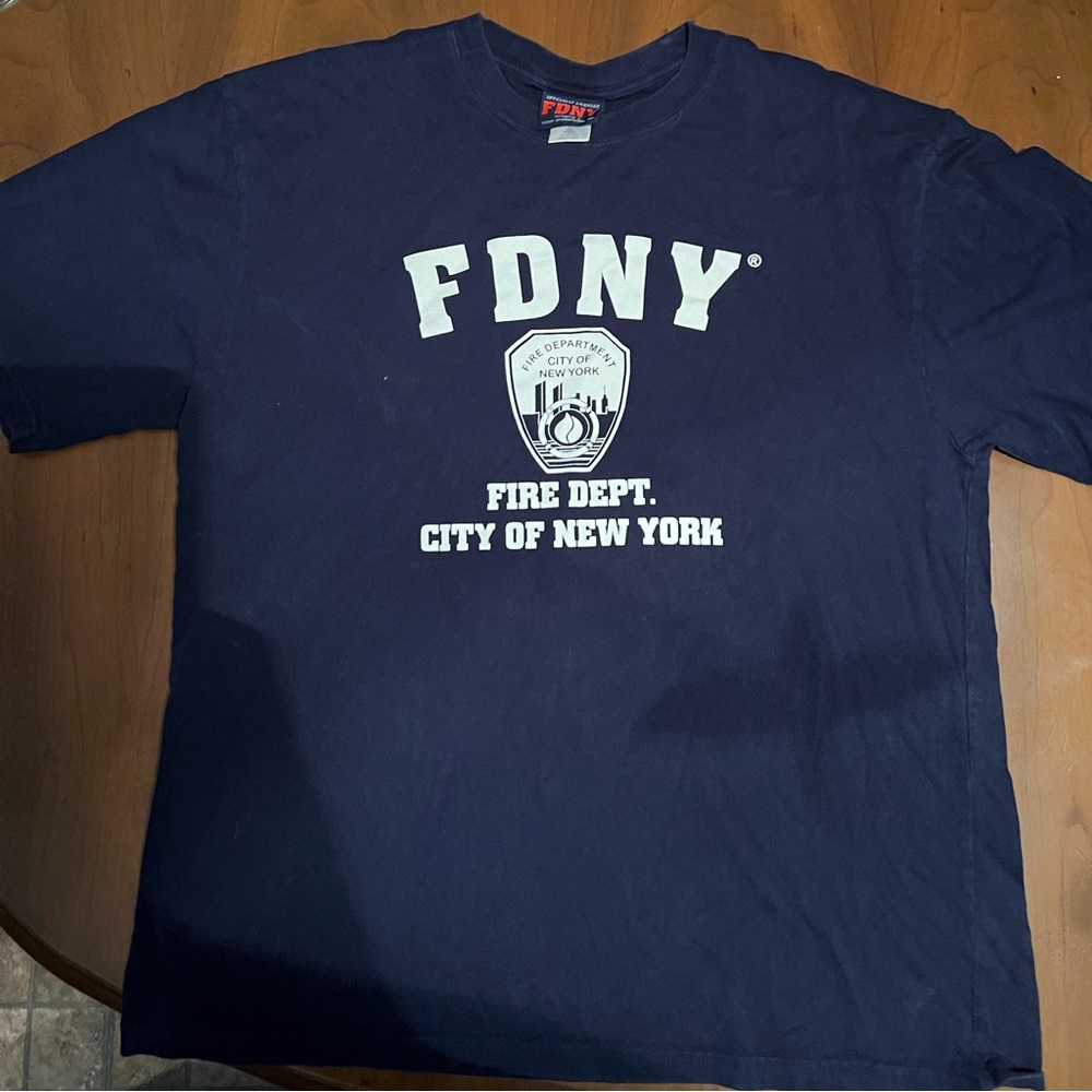 FDNY Fire Department New York City. 2XL Navy Blue
